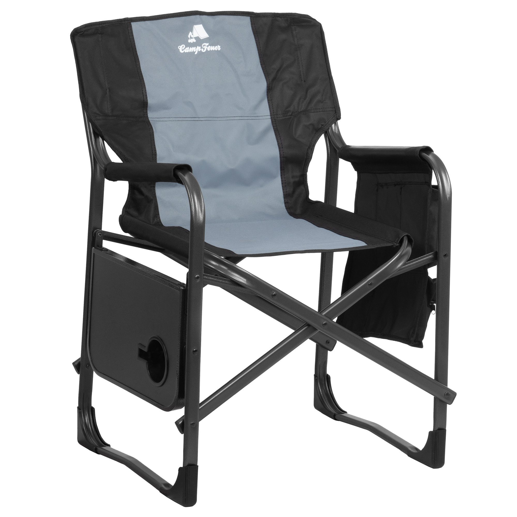 CampFeuer Faltstuhl Campingstuhl Faltbar, Grau, Anglerstuhl günstig online kaufen
