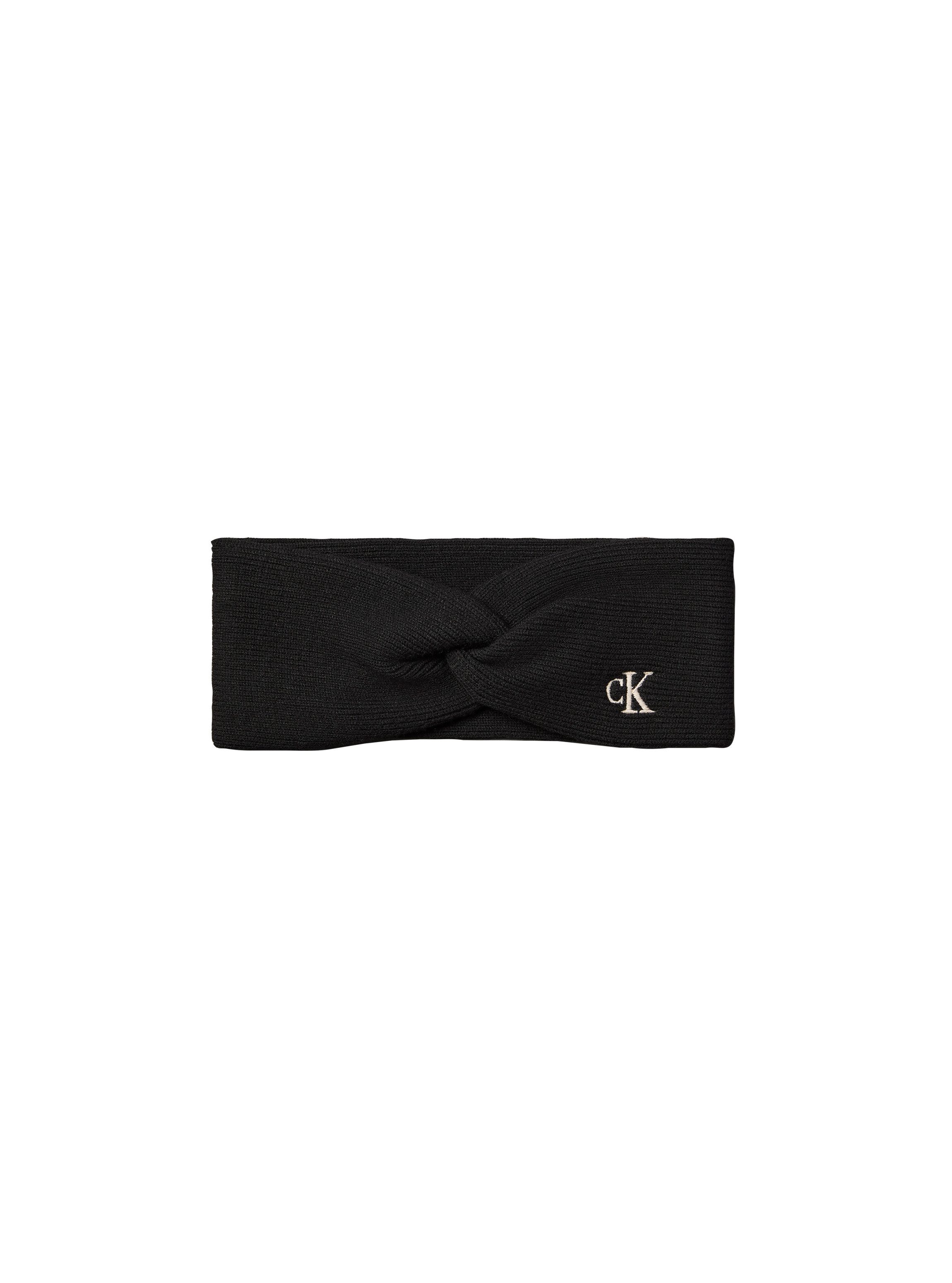 Calvin Klein Stirnband CK FINE RIB TWIST HEADBAND aus weichem Strick