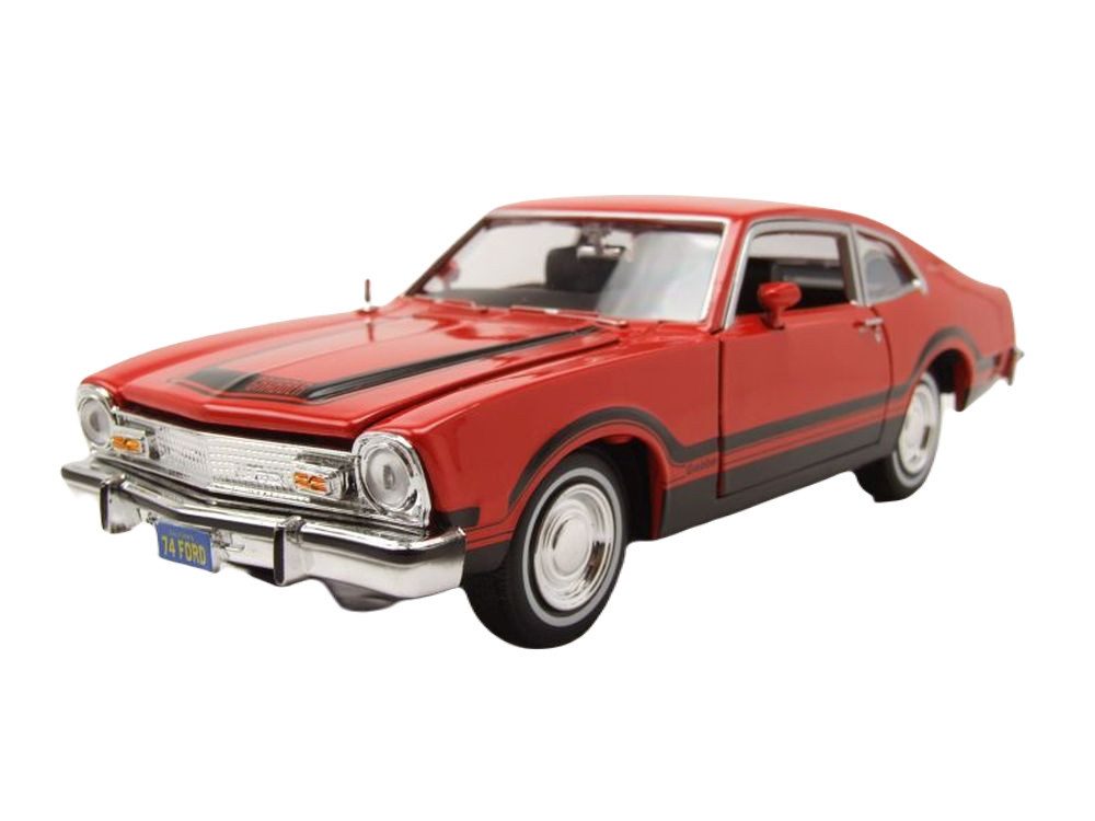 Motormax Modellauto Ford Maverick Grabber 1974 orange, Maßstab 1:24