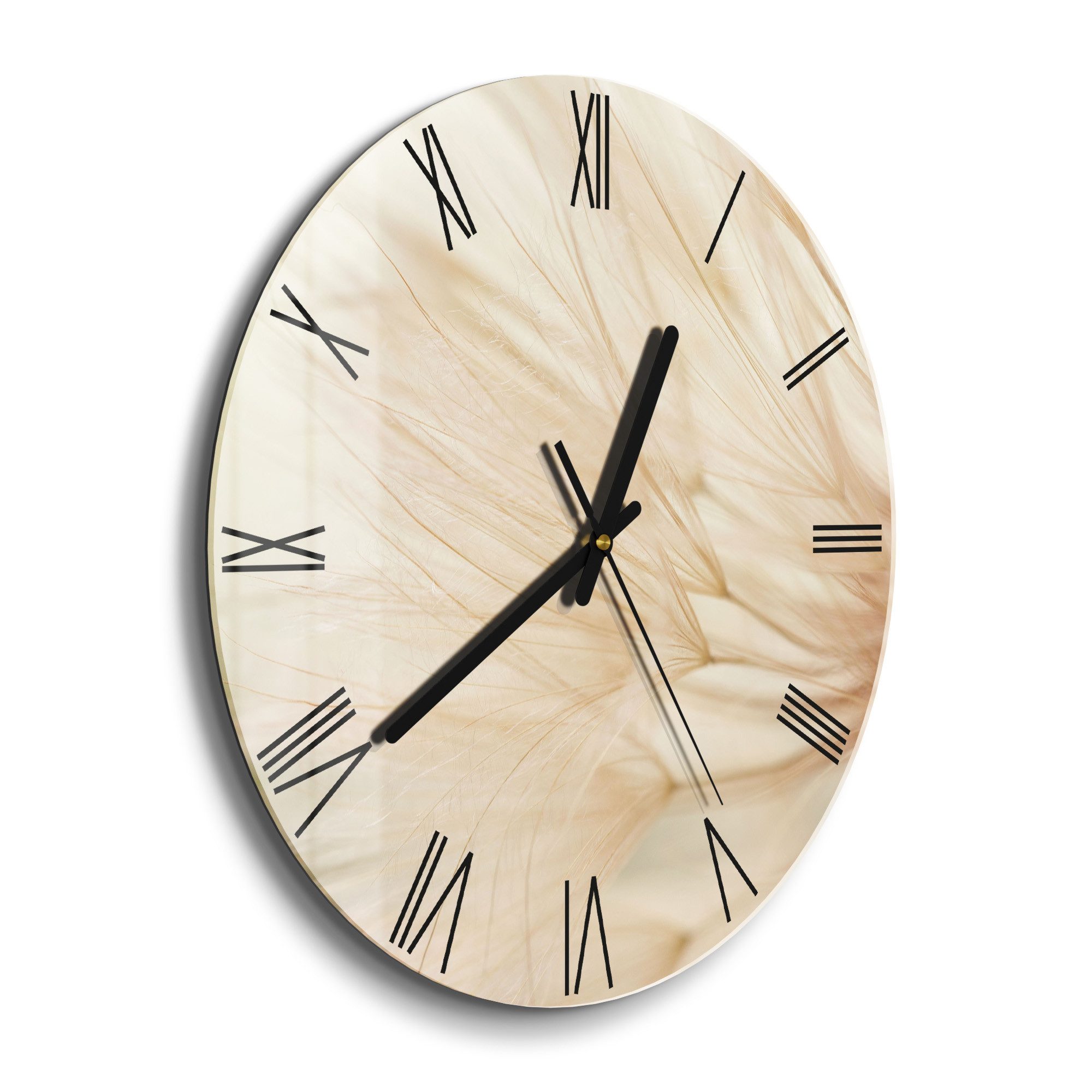 DEQORI Wanduhr 'Zarte Natur' (Glas Glasuhr günstig online kaufen