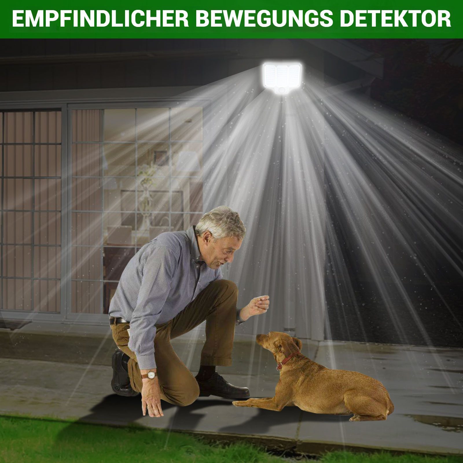 BlingBin LED Solarleuchte 210 LEDs Solar-Außenleuchte günstig online kaufen