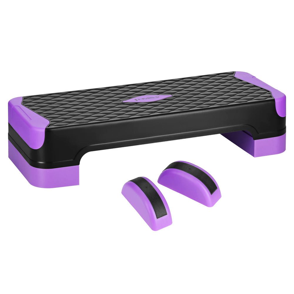 HMS Balancetrainer Steppbrett Balanceboard Aerobicstepper, 2-in-1 Stepper & Balancetrainer, 2 Höhen, bis 180 kg