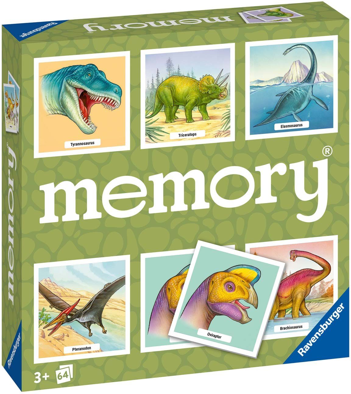 Ravensburger Spiel memory® Dinosaurier, Merkspiel, Made in Europe