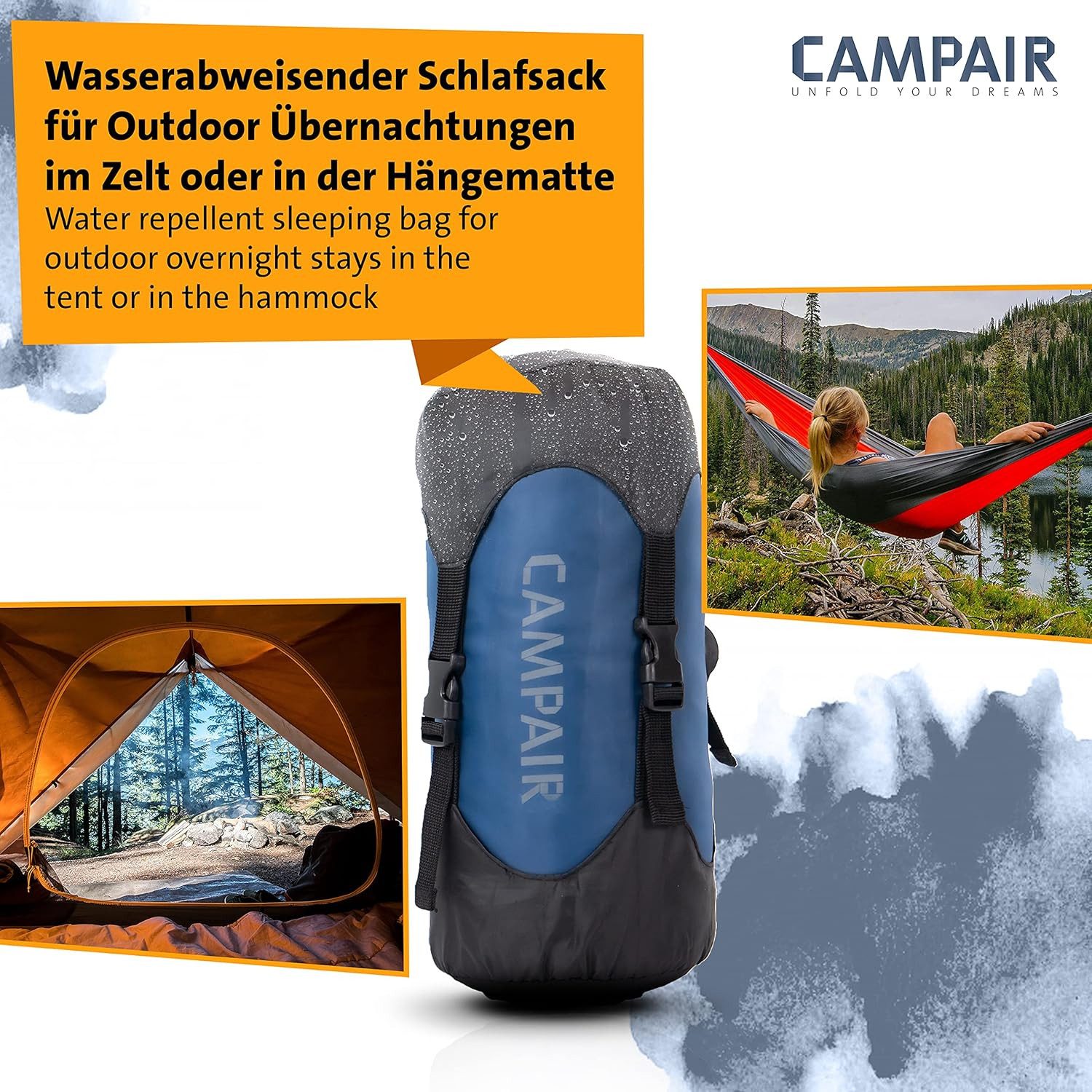 CAMPAIR Deckenschlafsack, Camping Camper Decke Packsack günstig online kaufen