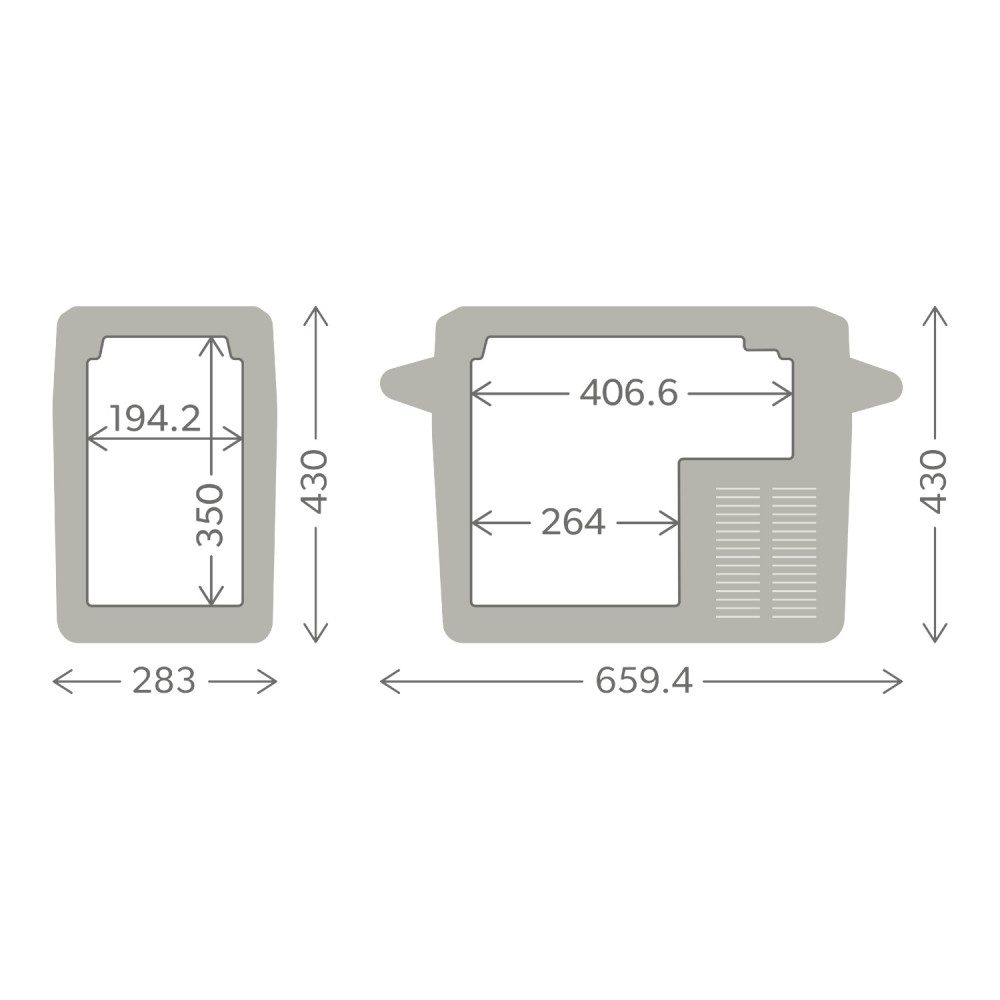 Dometic Elektrische Kühlbox Dometic CFF 20 Kühlbox 21L für unterwegs., Kompressor-Kühltechnologie