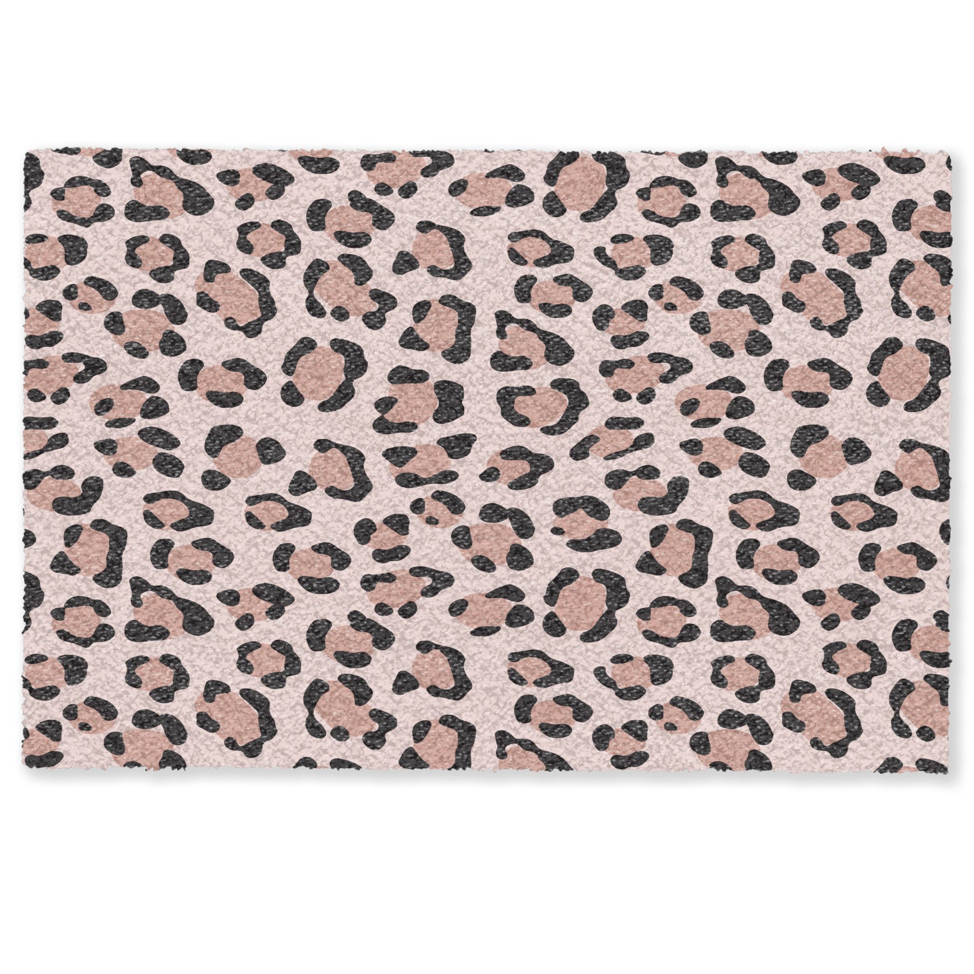 MuchoWow Fußmatte Flecken - Beige - Leopard, Rechteckig, innen Schmutzfangm günstig online kaufen