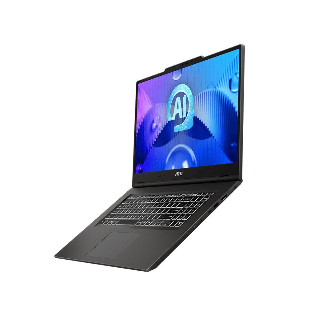 MSI Venture 17 AI Laptop – Core Ultra 5, 16 GB RAM, 144-Hz-Display Gaming-Notebook (43,94 cm/17.3 Zoll, Intel Core Ultra 5 125H, Intel Arc Graphics, 16 GB, 512 GB SSD, HDMI 2.1, Intel AI Boost, Wi-Fi 6E, Gigabit LAN)