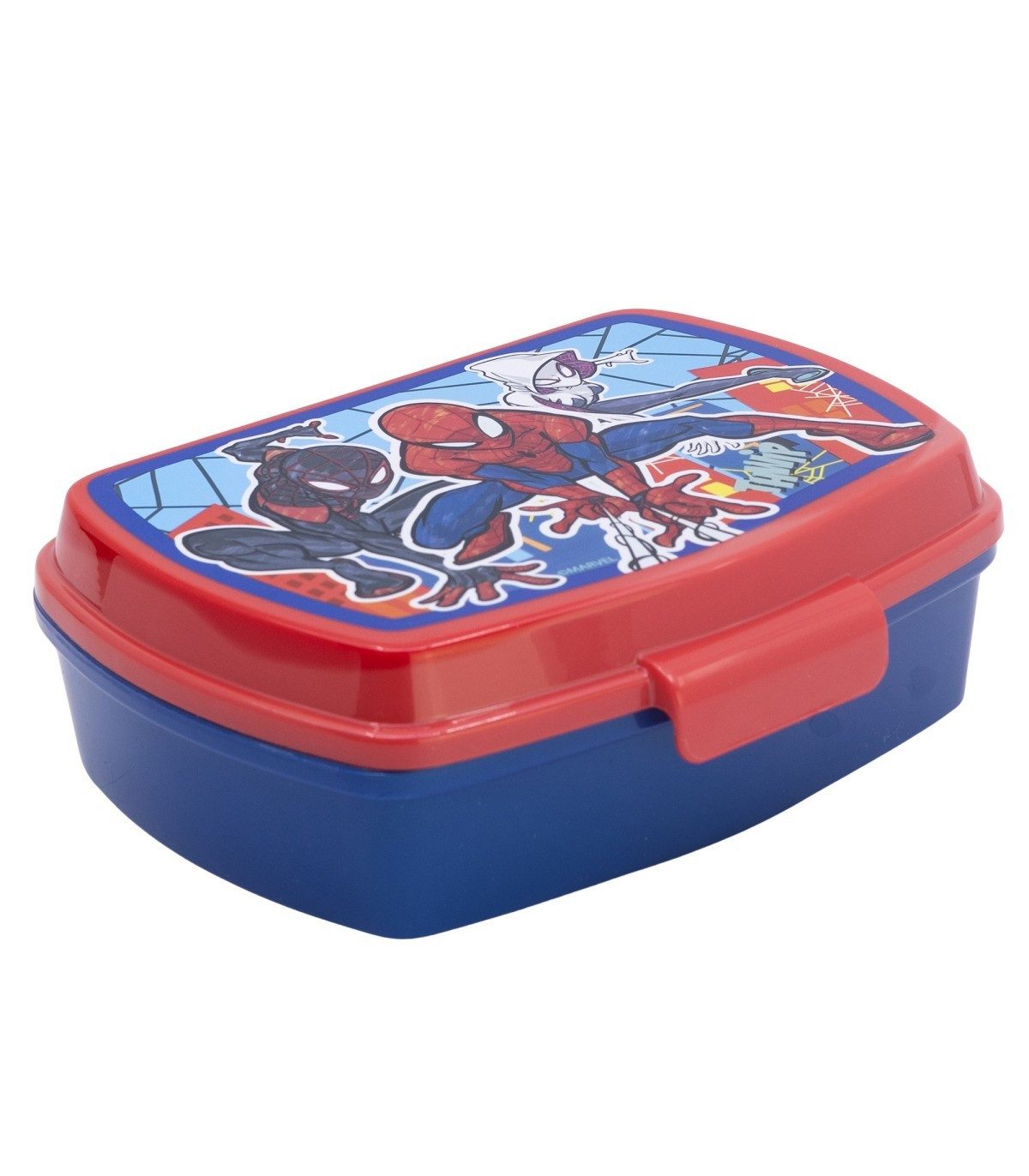 MARVEL Lunchbox Spiderman Kinder Brotdose für Schule Freizeit und Ausflug, Polyethylen, (Packung)