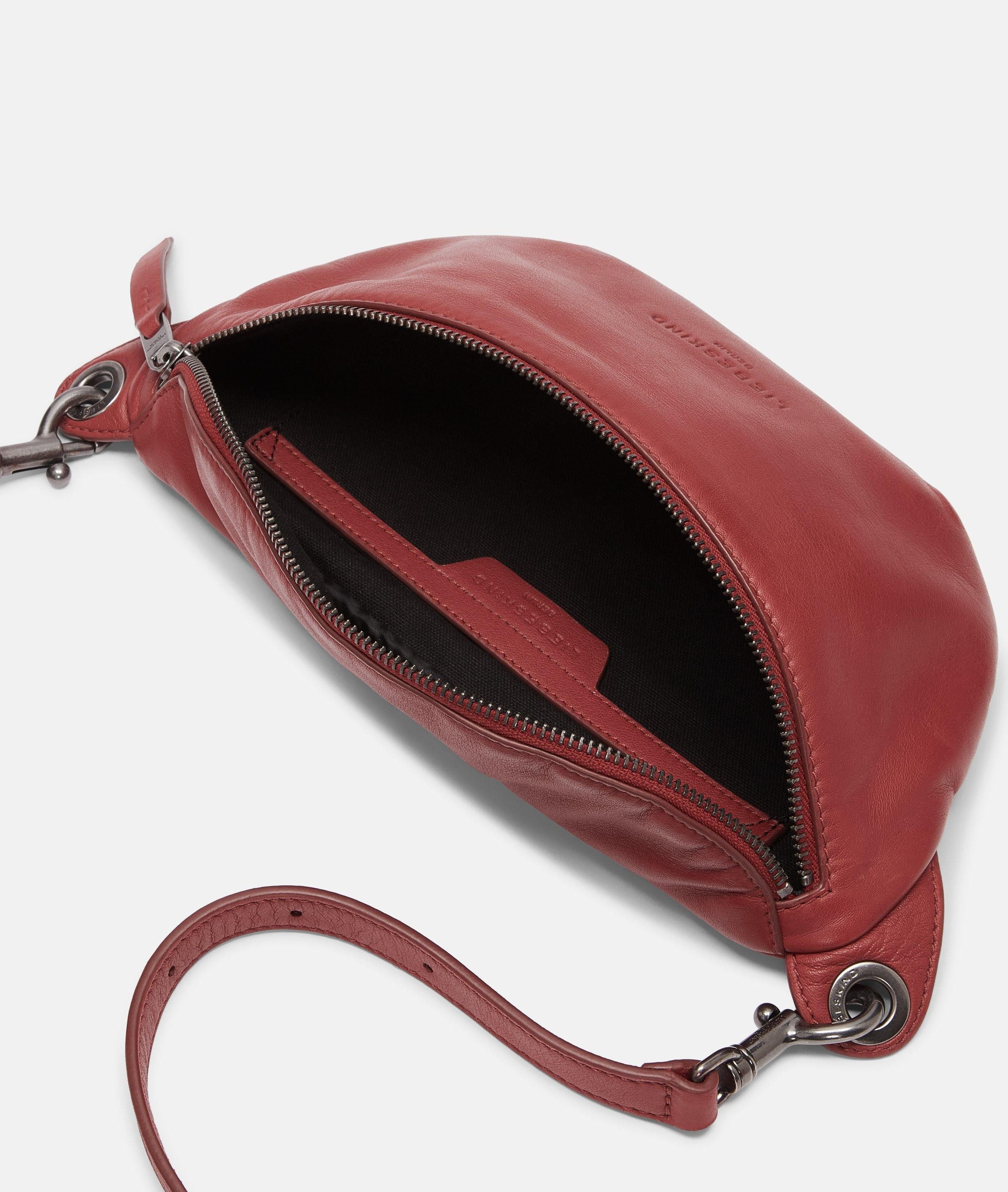 Liebeskind Berlin Gürteltasche Tavia Umhängetasche M, Geräumige Gürteltasche aus weichem Schafsleder