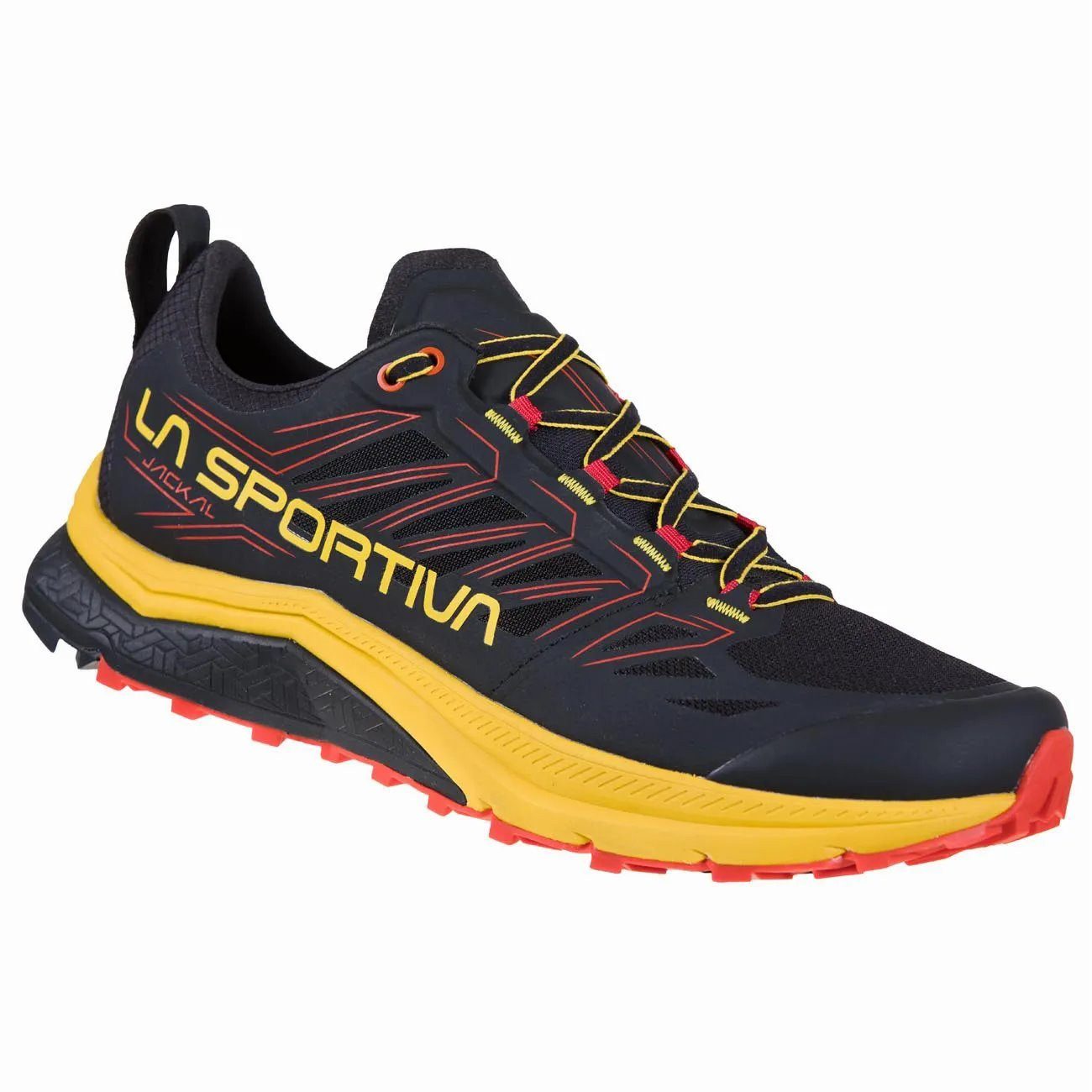 La Sportiva Trail-Laufschuhe Jackal (Langstrecke) schwarz/gelb Herren Wanderschuh