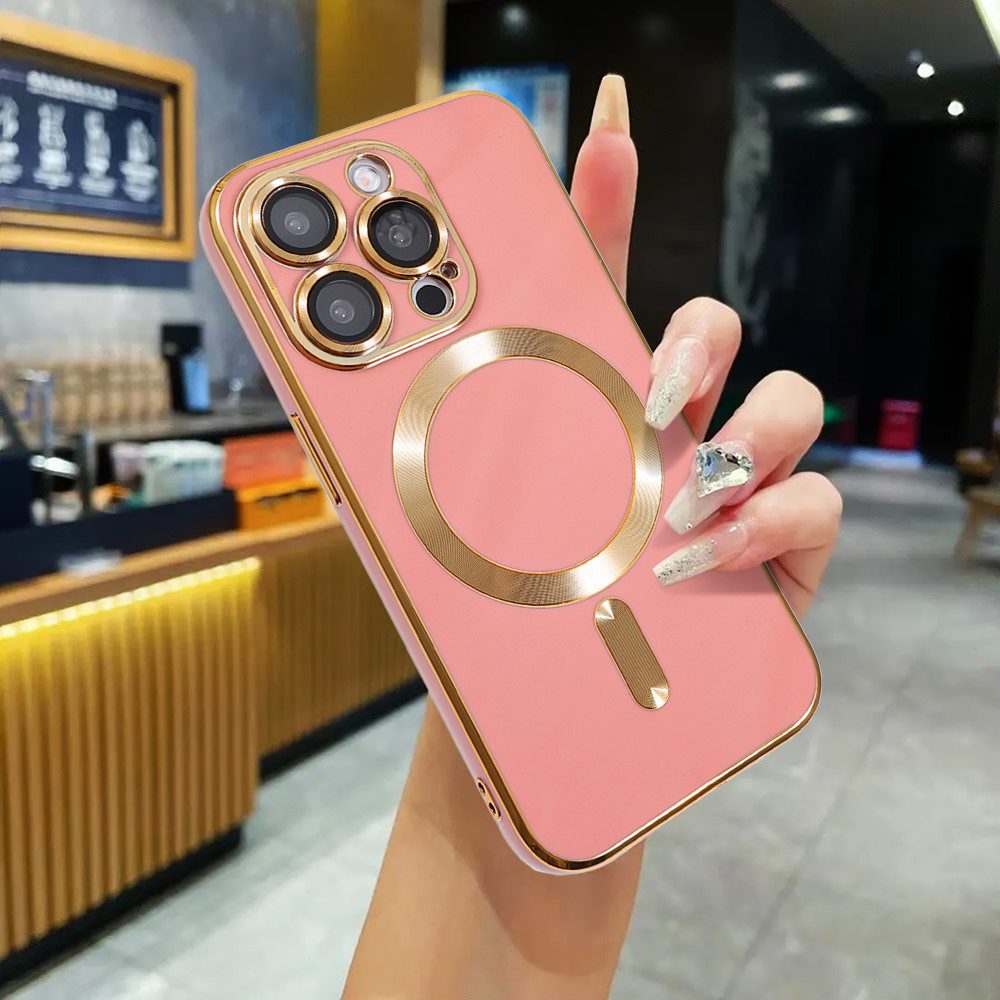 FITSU Handyhülle Case für iPhone 14 Pro Handyhülle MagSafe kompatibel mit Kameraschutz 6,12 Zoll, MagSafe kompatible Schutzhülle für iPhone 14 Pro Hülle Handyschale