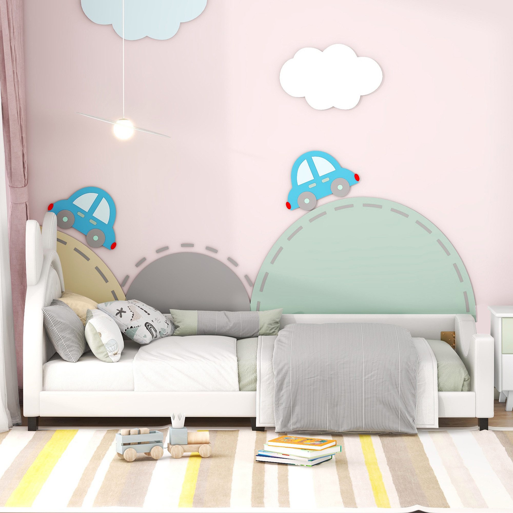 XDeer Kinderbett 90 x 200 Einzelbett, günstig online kaufen