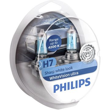 Philips KFZ-Ersatzleuchte Philips 12972WVUSM Halogen Leuchtmittel WhiteVision, WhiteVision Xenon