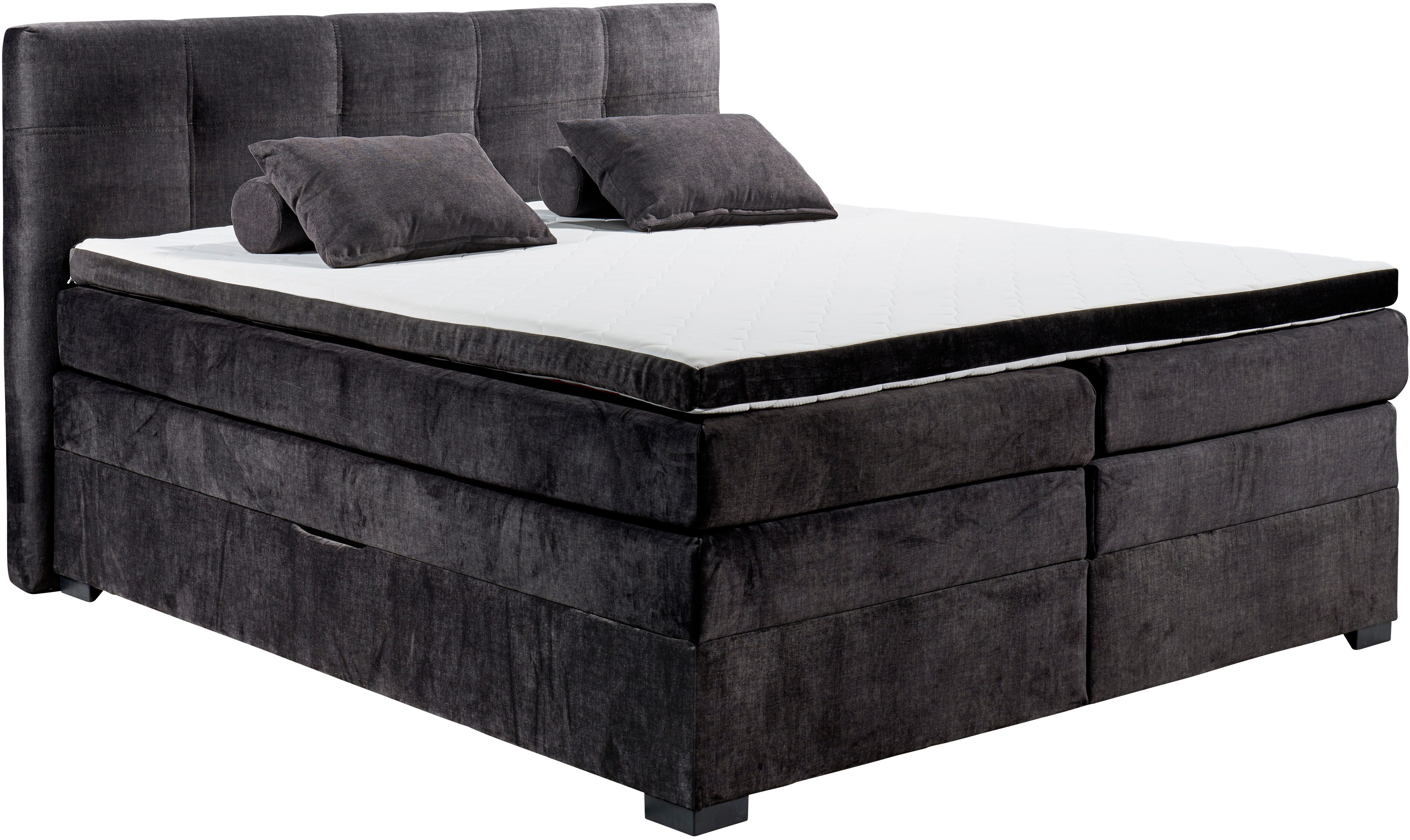 ED EXCITING DESIGN Boxspringbett Fanes mit Komforteinstiegshöhe von 73cm, e günstig online kaufen