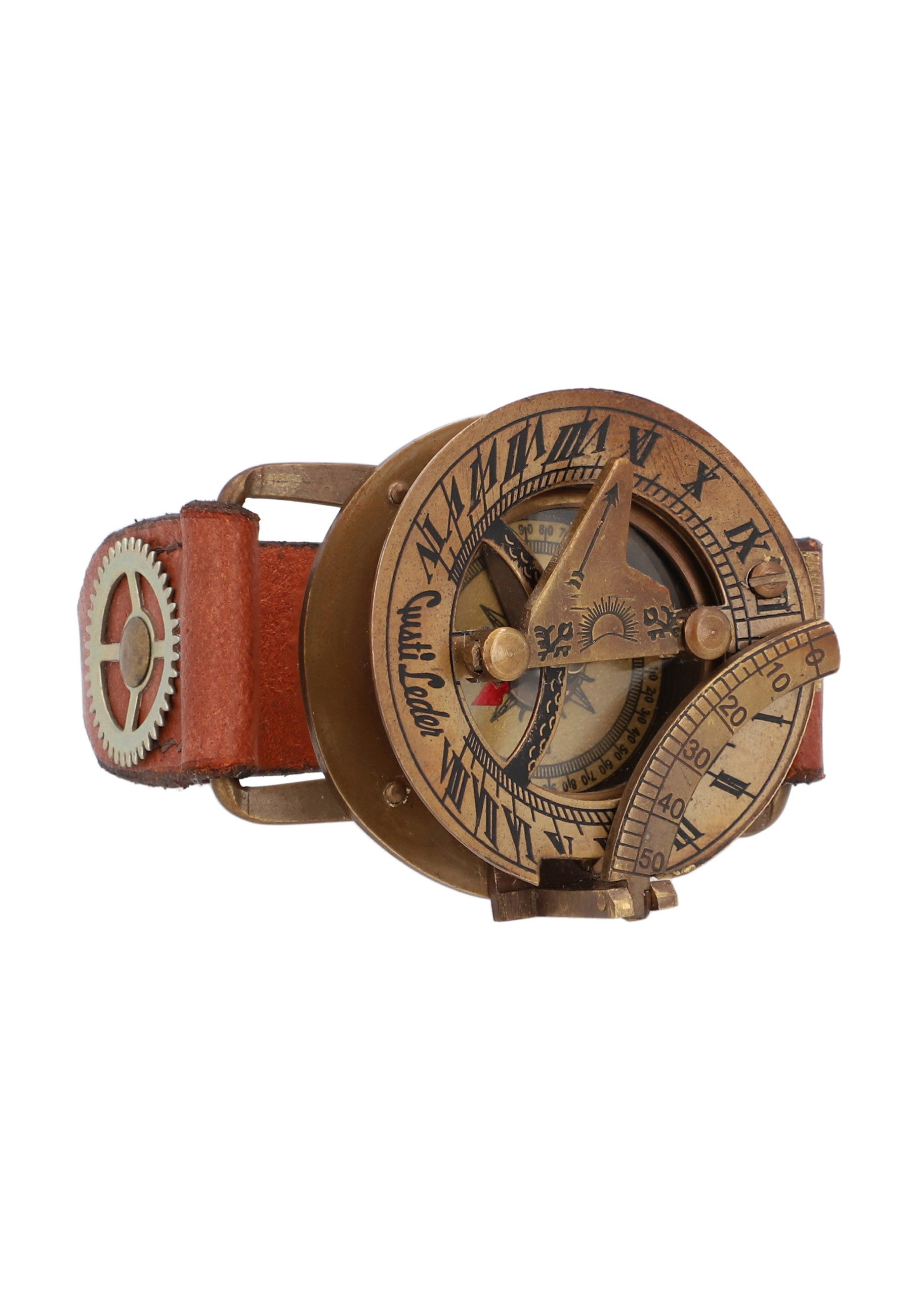 Gusti Leder Armband Gusti Leder Armband Denise (Steampunk Uhr Lederarmband Sonnenuhr Armbanduhr Lederarmbanduhr Damen)