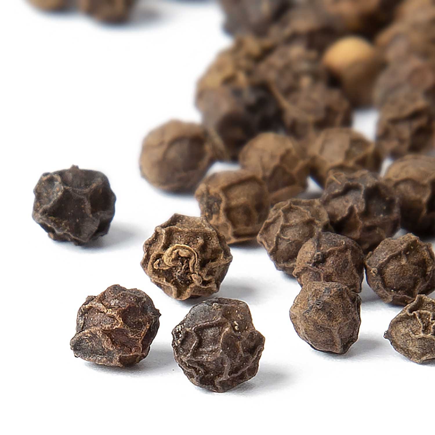 Pfefferdieb Gewürz Schwarzer Pfeffer ganz, Premium Qualität, BIO, 500g, Schöne aromatische Schärfe, leicht zitronig.