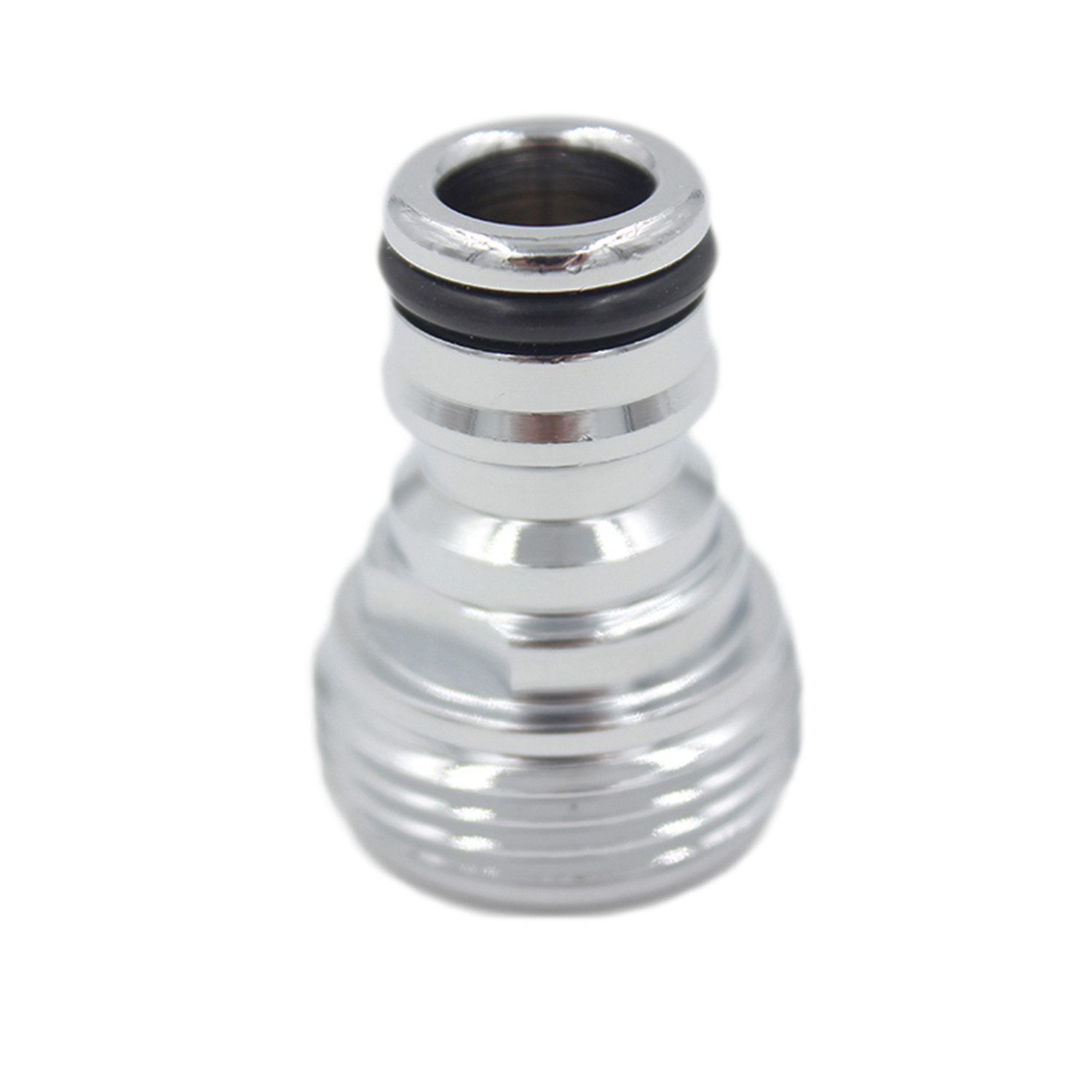 SpiceFlow Anschlussstück Geräteanschlussstück 3/4"AG auf 1/2" Gardena kompatibel in Chrom, Bersonders Stabiel