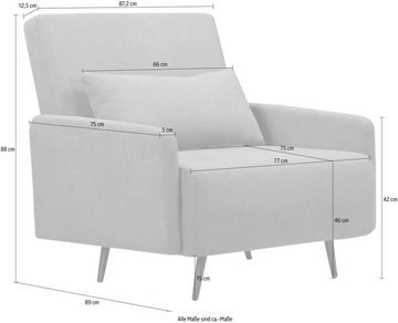 andas Schlafsofa Linnea, Daybed mit aufklappbarer Liegefläche