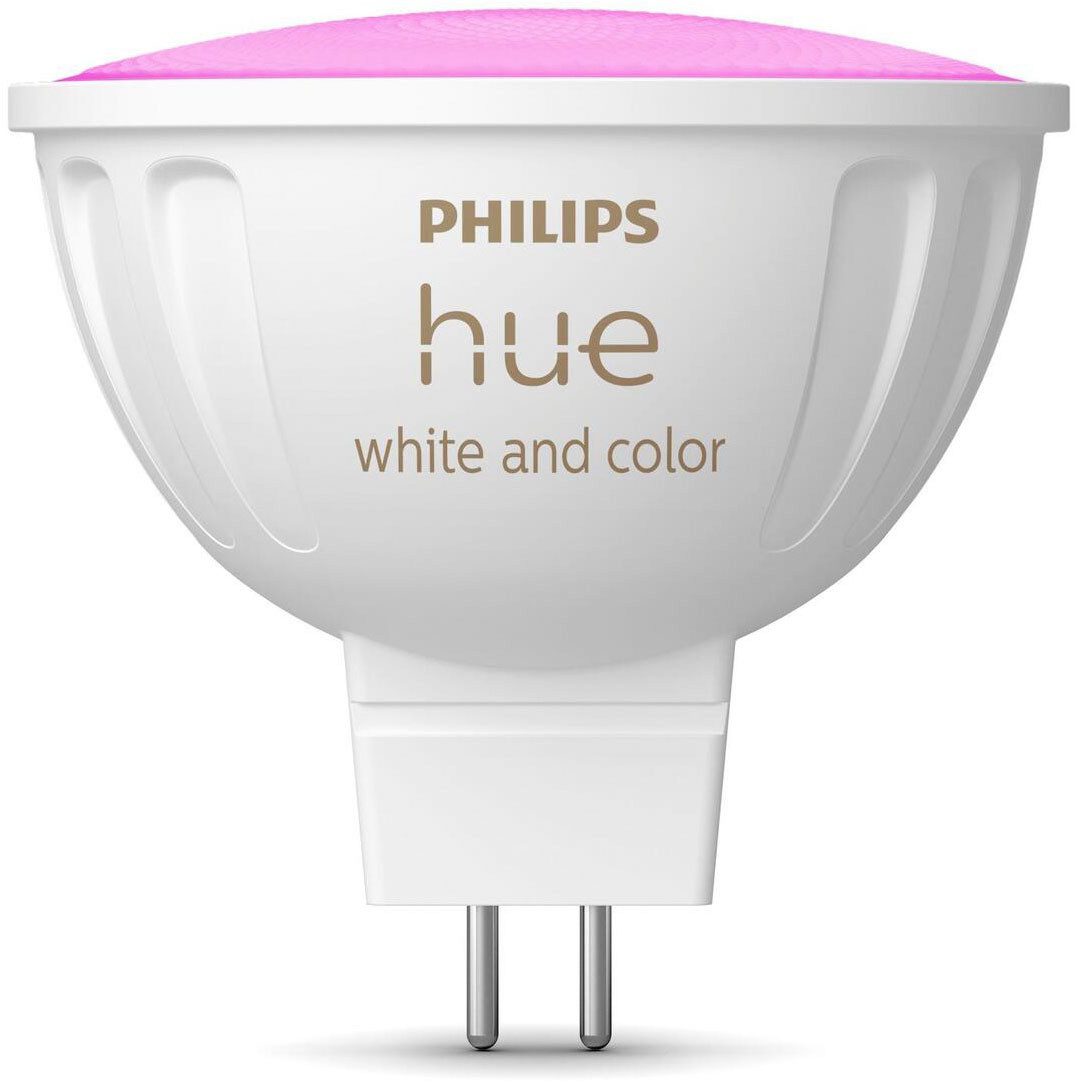 Philips Hue LED-Leuchtmittel White & Color Ambiance MR16 LED Lampe Einzelpack 400lm, MR16, 1 St.