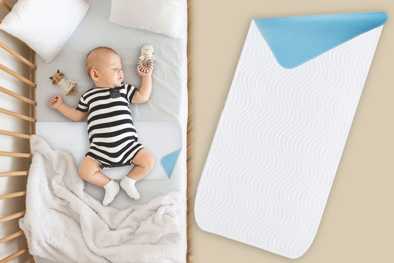 Makian - Wasserdichte Betteinlage / Matratzenauflage für Baby