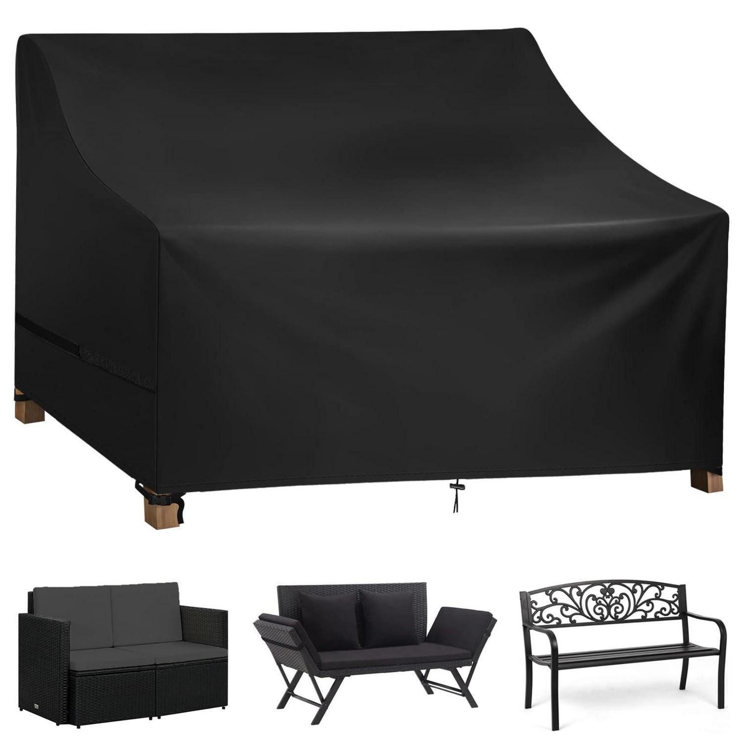LuxusKollektion Gartenmöbel-Schutzhülle Gartenbank Abdeckung 165x70x65cm (1-St)