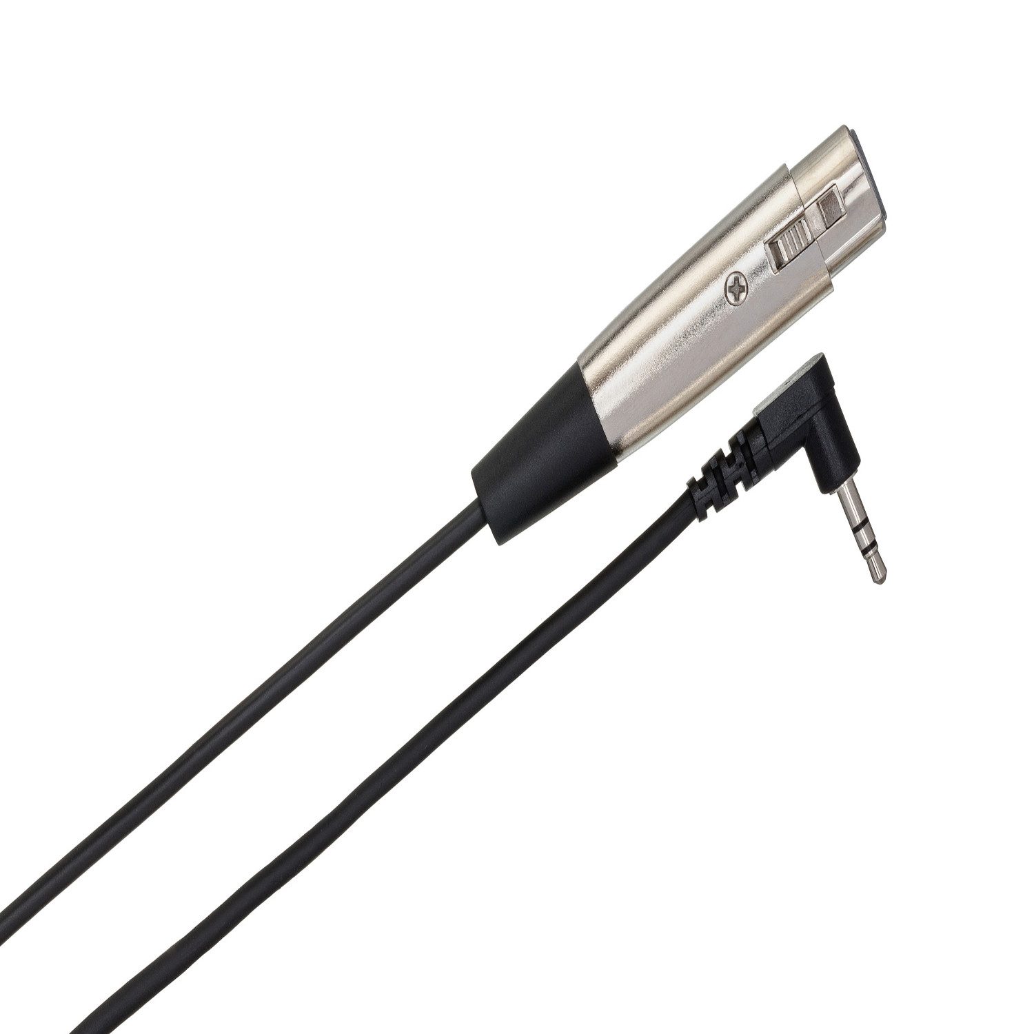 Hosa Audio Hosa XVS-101F Mikrofonkabel XLR3F - TRS Audio-Kabel, 3,5-mm-Klinke, xlr (30.4 cm), Mikrofonkabel zum Anschluss eines Richtrohrmikrofons an eine DV-Kamera