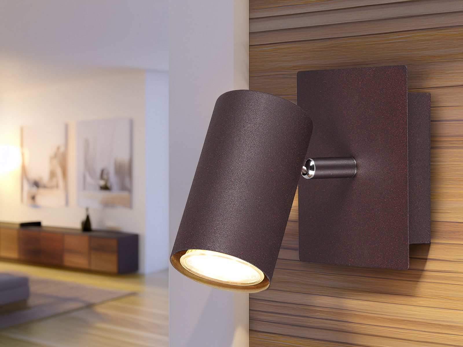 TRIO Leuchten LED Wandstrahler, Dimmfunktion, LED wechselbar, Warmweiß, inn günstig online kaufen