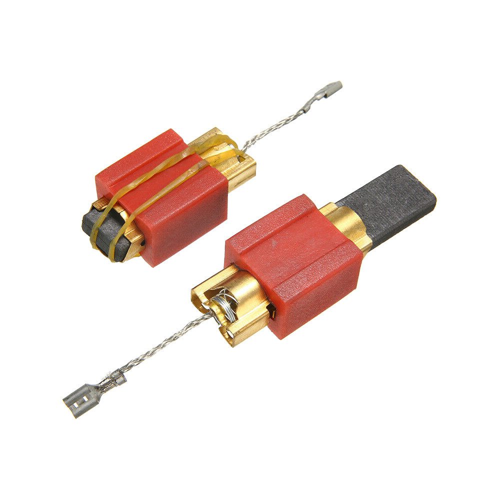 Trade-Shop Ersatzbürste 2x passend für Miele W 969 W 5820 W 5821 W 5824 W 5825 W 5828 W 5829, 5mm x 15mm x 27/29,5/30mm Motorkohlen Kohlebürsten, (2-tlg), Geeignet für Waschmaschinen, Trockner