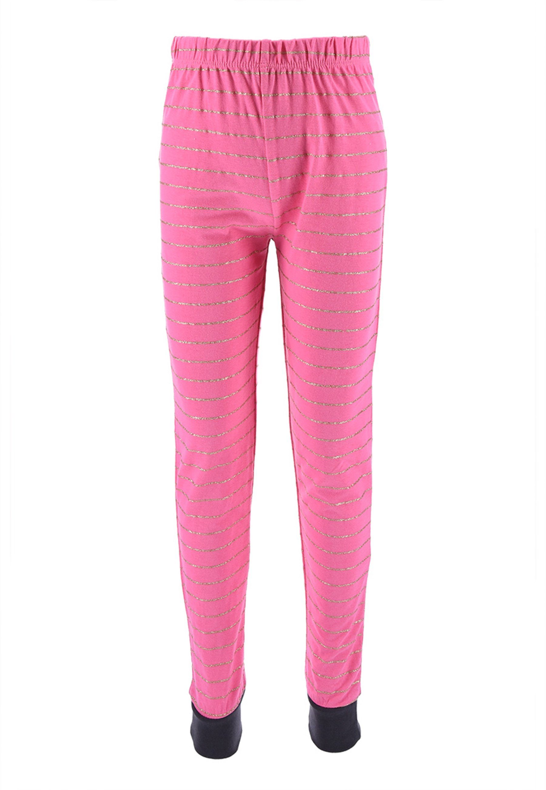 L.O.L. SURPRISE! Schlafanzug Kinder Schlafanzug Pink Mädchen T-Shirt + Langarm tlg) Pyjama Schlafhose (2 Langarmshirt
