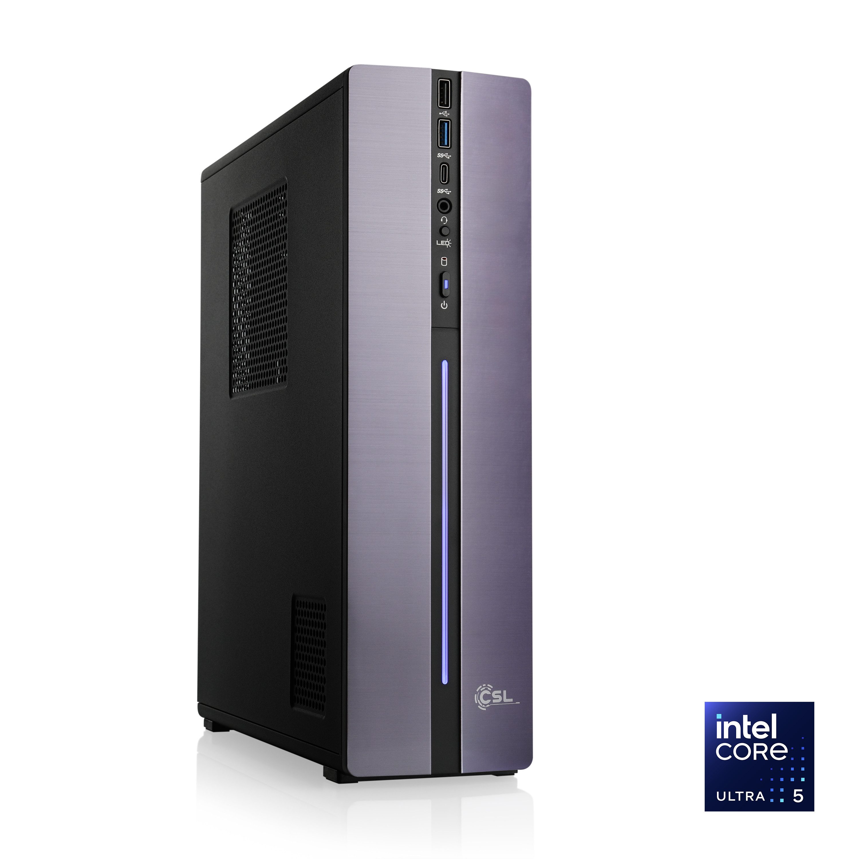 CSL Gemini Slim V24717 PC (Intel® 225, 16 GB RAM, 1000 GB SSD, Luftkühlung)
