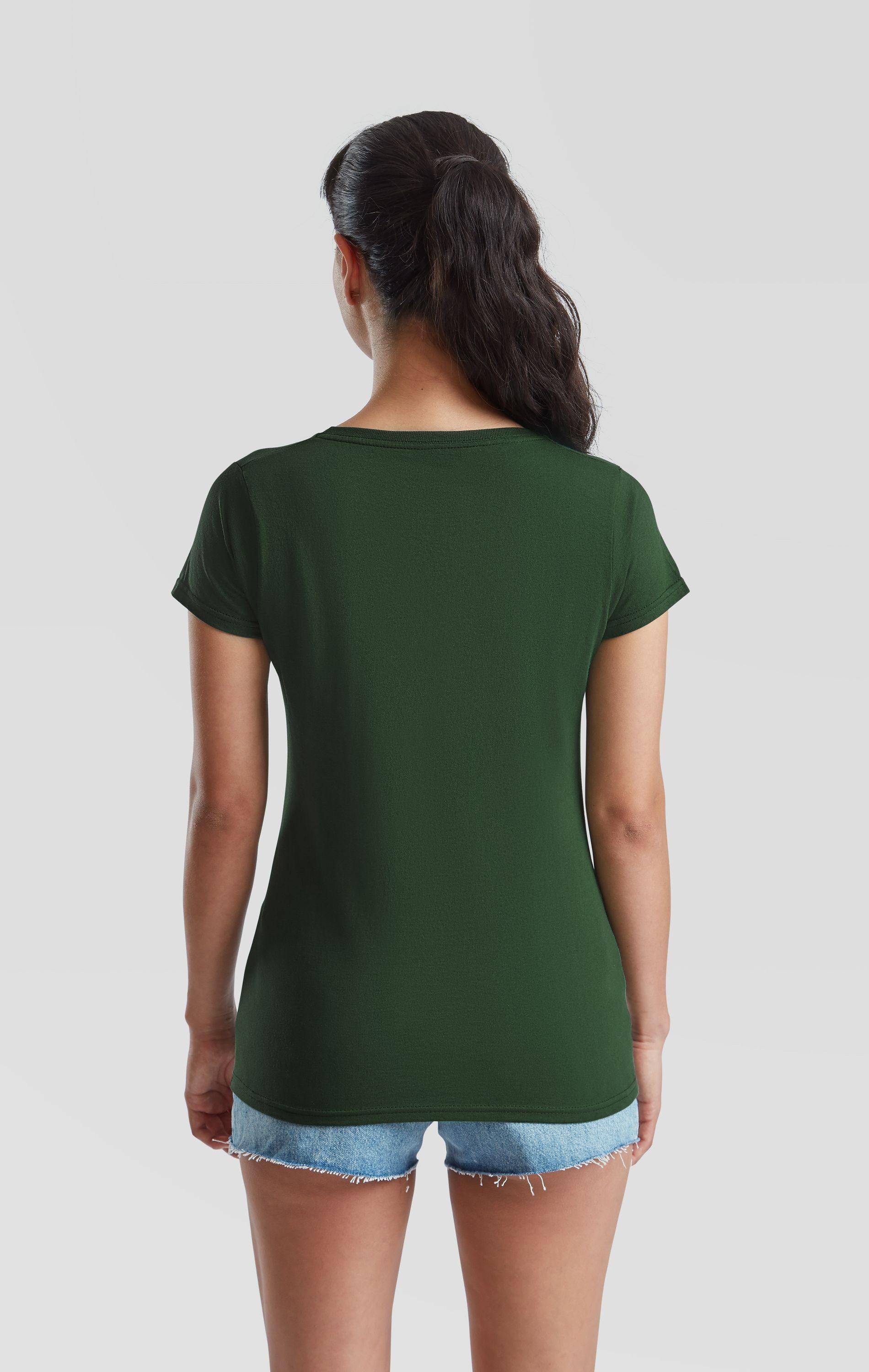 Fruit of the Loom Rundhalsshirt Fruit of the Loom Valueweight T Lady-Fit – Bild 5 von 5