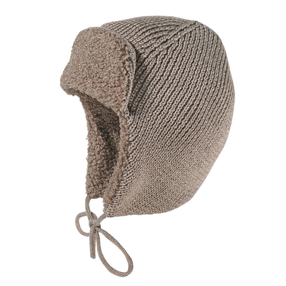 MAXIMO Fleecemütze BABY-Parkamütze, Plüschfutter (1-St)