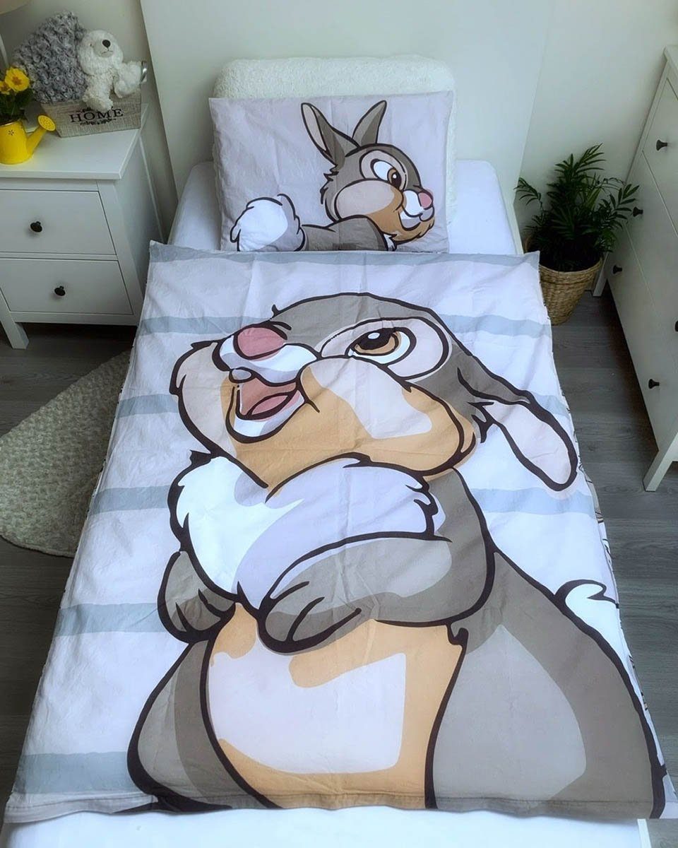 Disney Kinderbettwäsche Bambi Klopfer, Renforcé, 2 günstig online kaufen