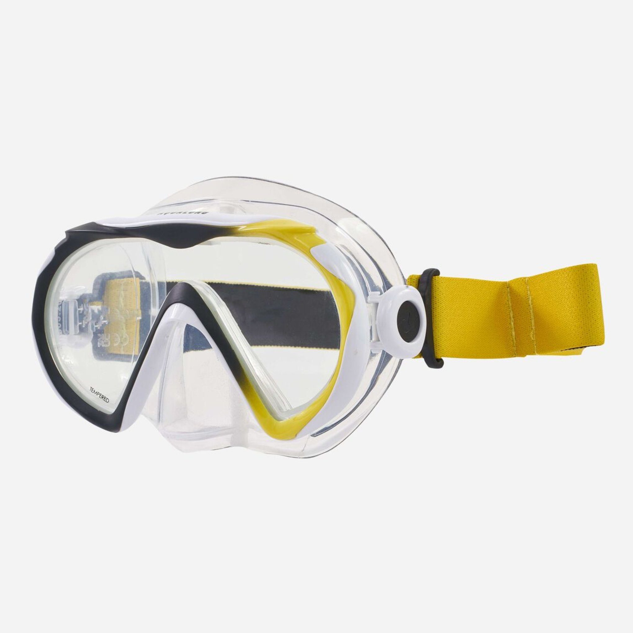 Aqualung YELLOW COMPASS Taucherbrille BLACK