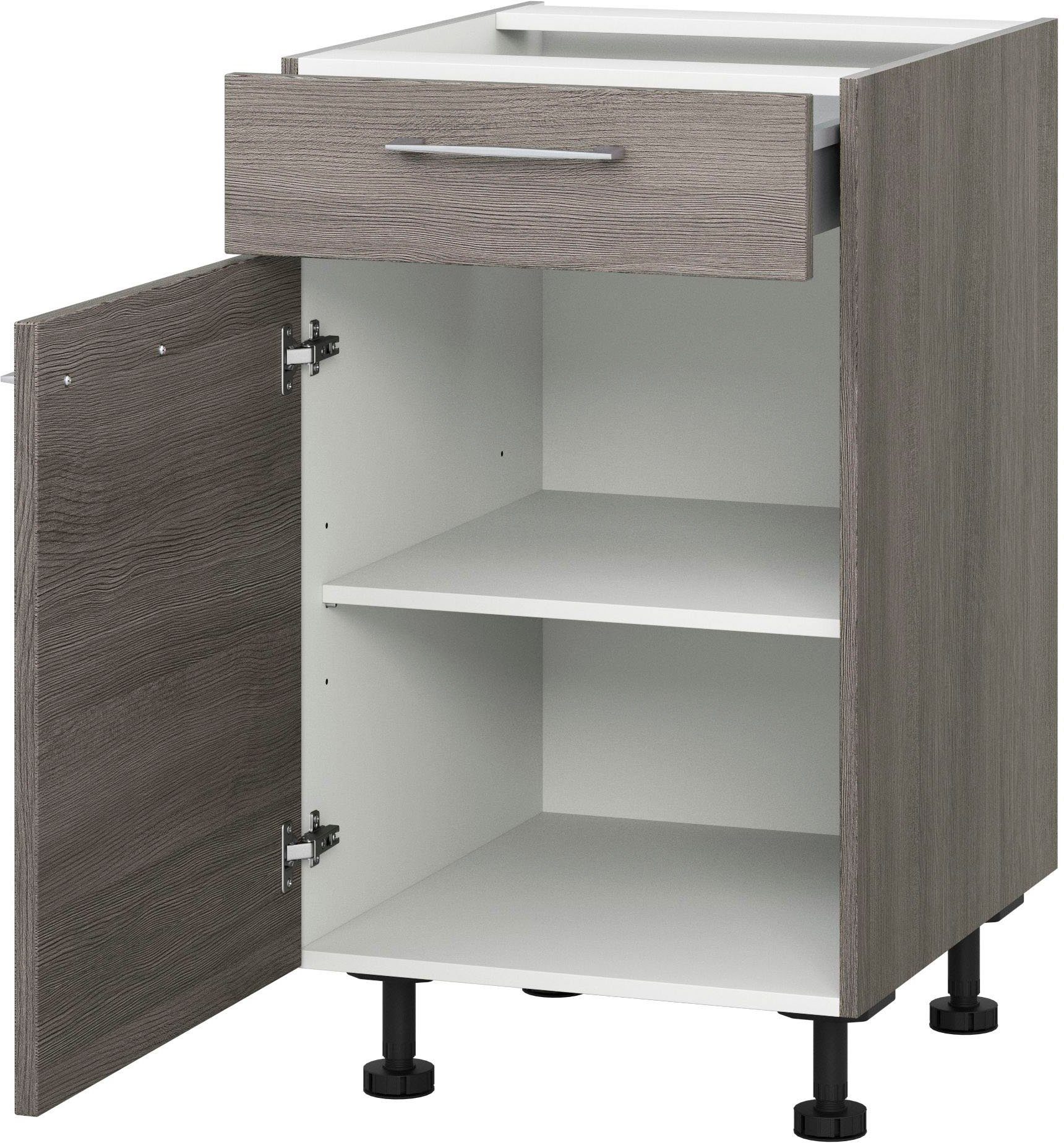 KOCHSTATION Unterschrank "KS-Trea US40", mit einem Auszug und einer Tür, Ei günstig online kaufen