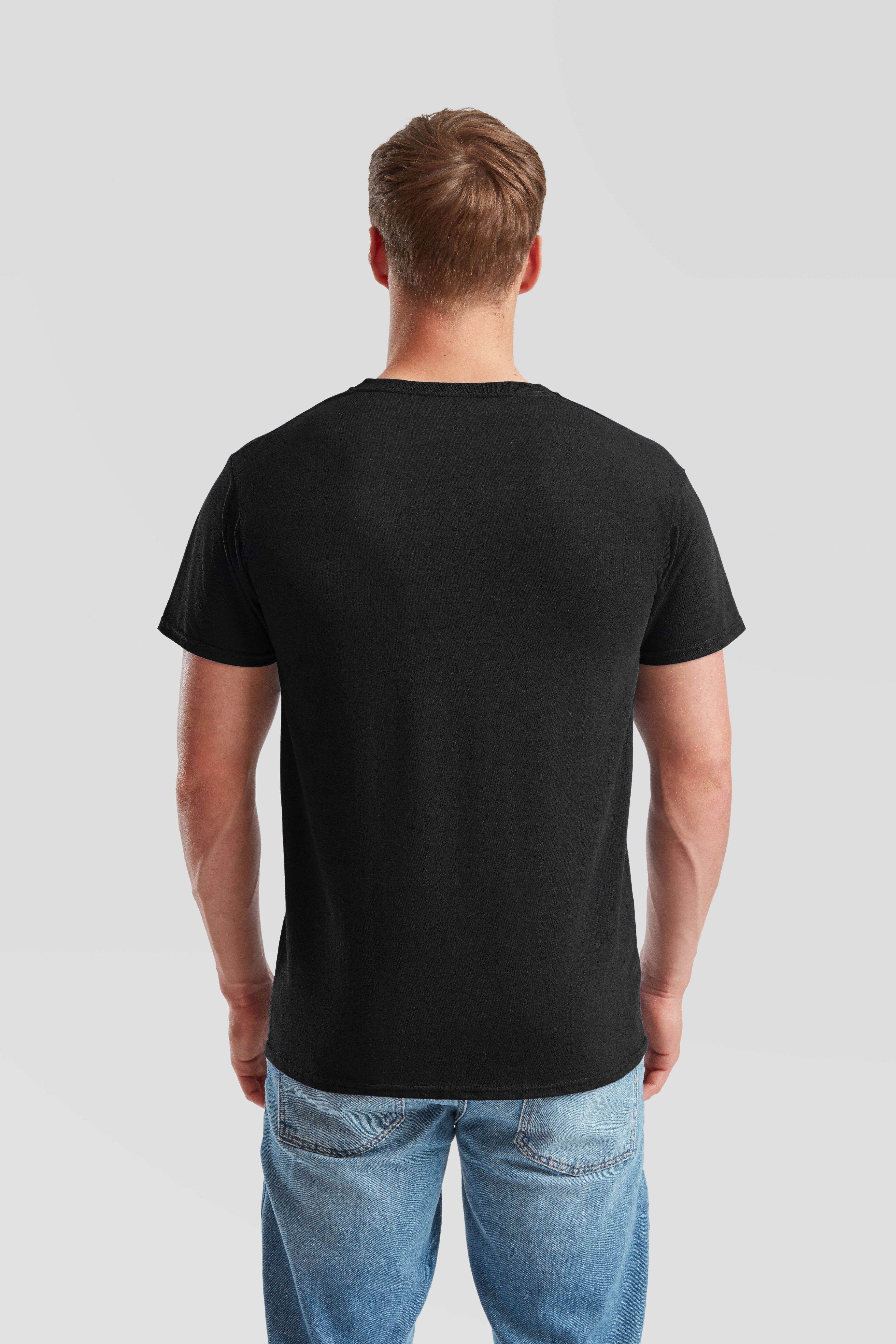 Fruit of the Loom T-Shirt (Packung, 6-tlg) aus Baumwolle, V-Ausschnitt, 6-teilig