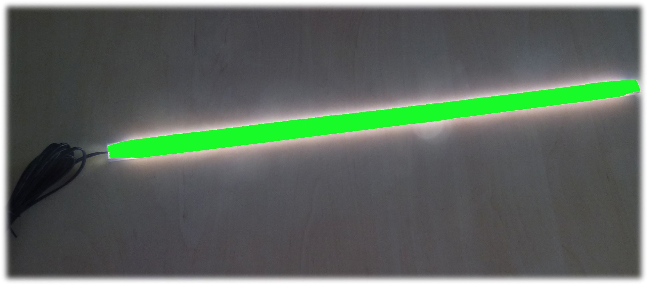 XENON LED Wandleuchte 7951 LED Light Stick Pfeil Leuchte 2x0,5m 12 Volt Netzt. GRÜN, Xenon / GRÜN