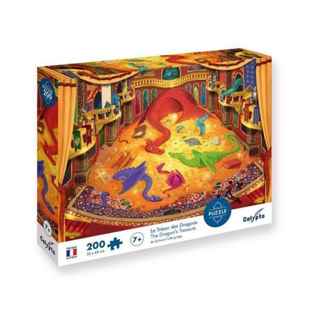Holzpuzzle 200 Teile Erwachsene - Fantasiewald Mit Einhorn 28x28cm