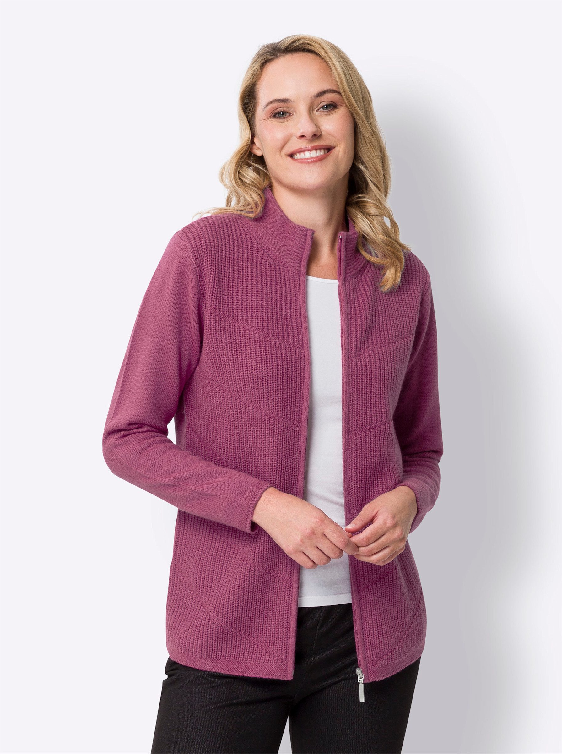 Sieh an! Strickjacke Strickjacke Langarm günstig online kaufen
