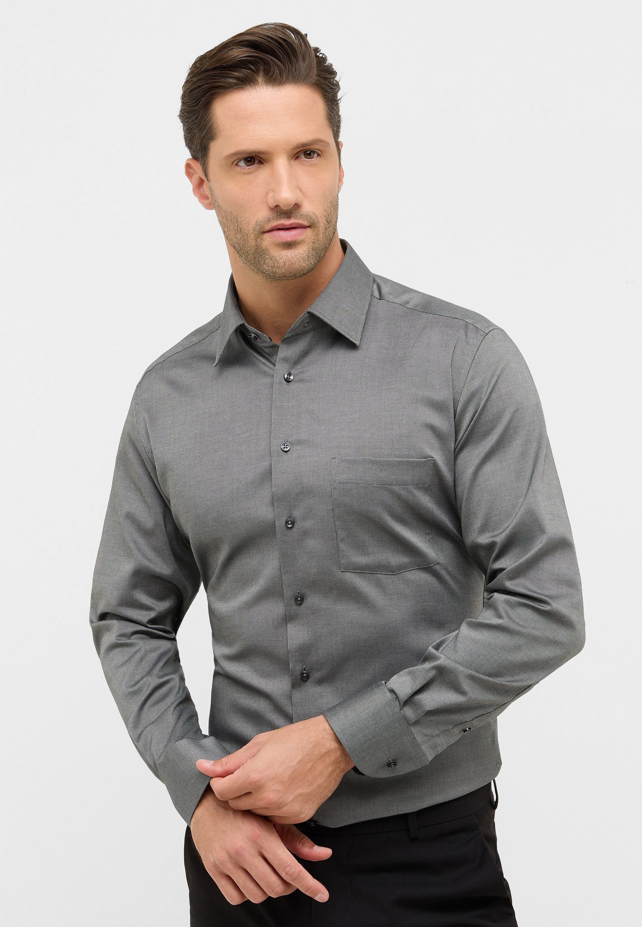 Eterna Langarmhemd MODERN FIT NON IRON (bügelfrei) günstig online kaufen