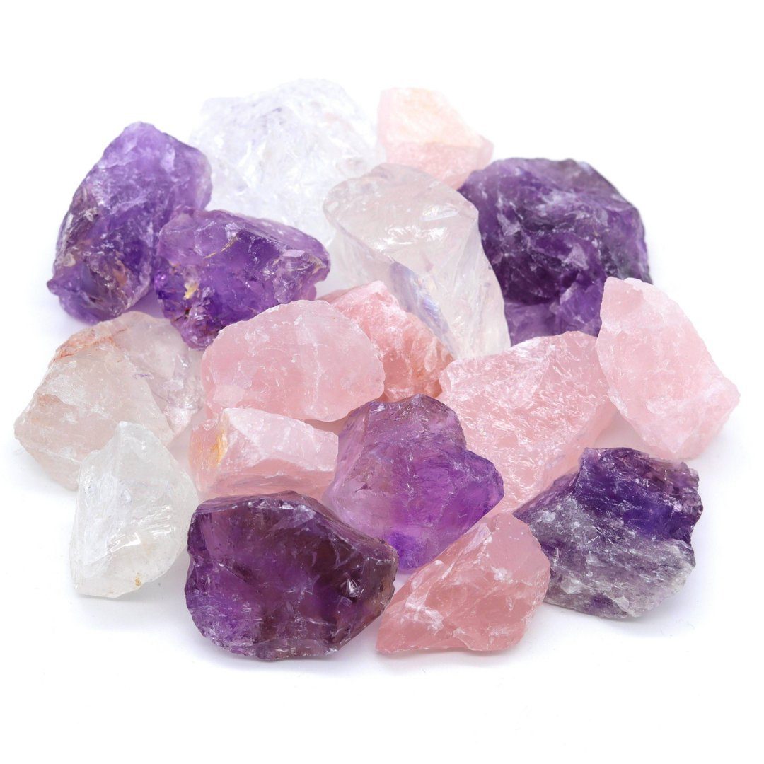 LAVISA Edelstein echte Edelsteine, Kristalle, Wassersteine, Mineralien Natursteine, Edelstein Wasserstein Kristall Naturstein