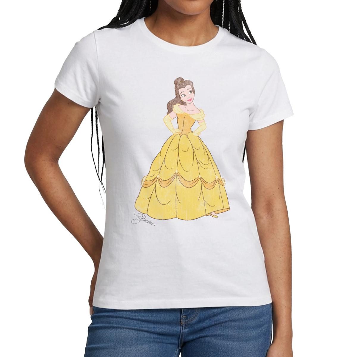 Spreadshirt T-Shirt Belle Motiv Im Vintage Look Frauen T-Shirt (1-tlg) günstig online kaufen