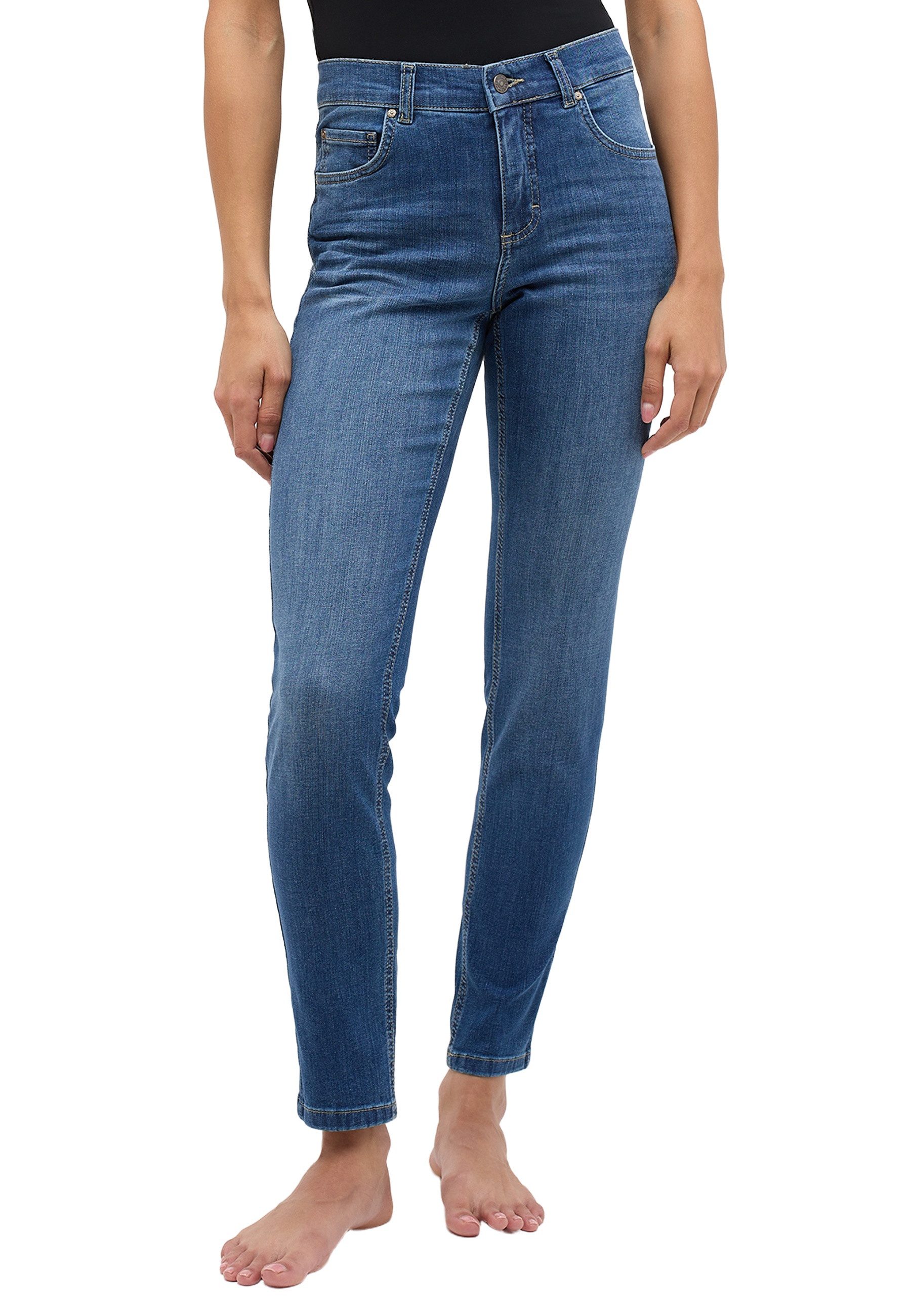 ANGELS Stretch-Jeans ANGELS JEANS SKINNY mid blue used 346 1200.3358 - MODERN CLASSICS