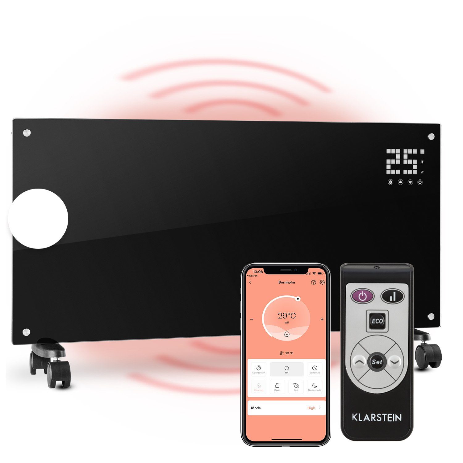 Klarstein Heizstrahler Bornholm Smart, 2000 W, günstig online kaufen