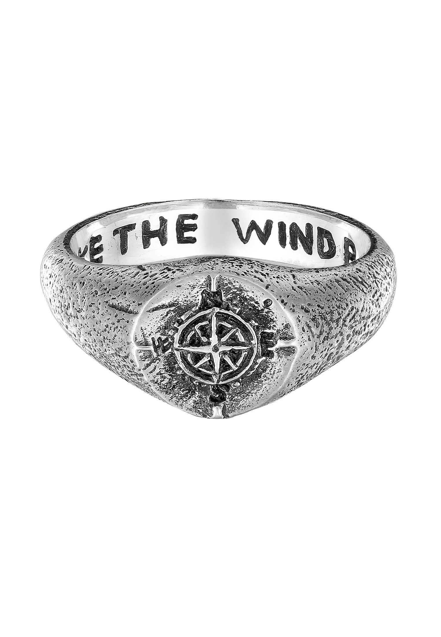 HAZE & GLORY Siegelring Sigelring - Like the wind blows 925 Sterling Silber