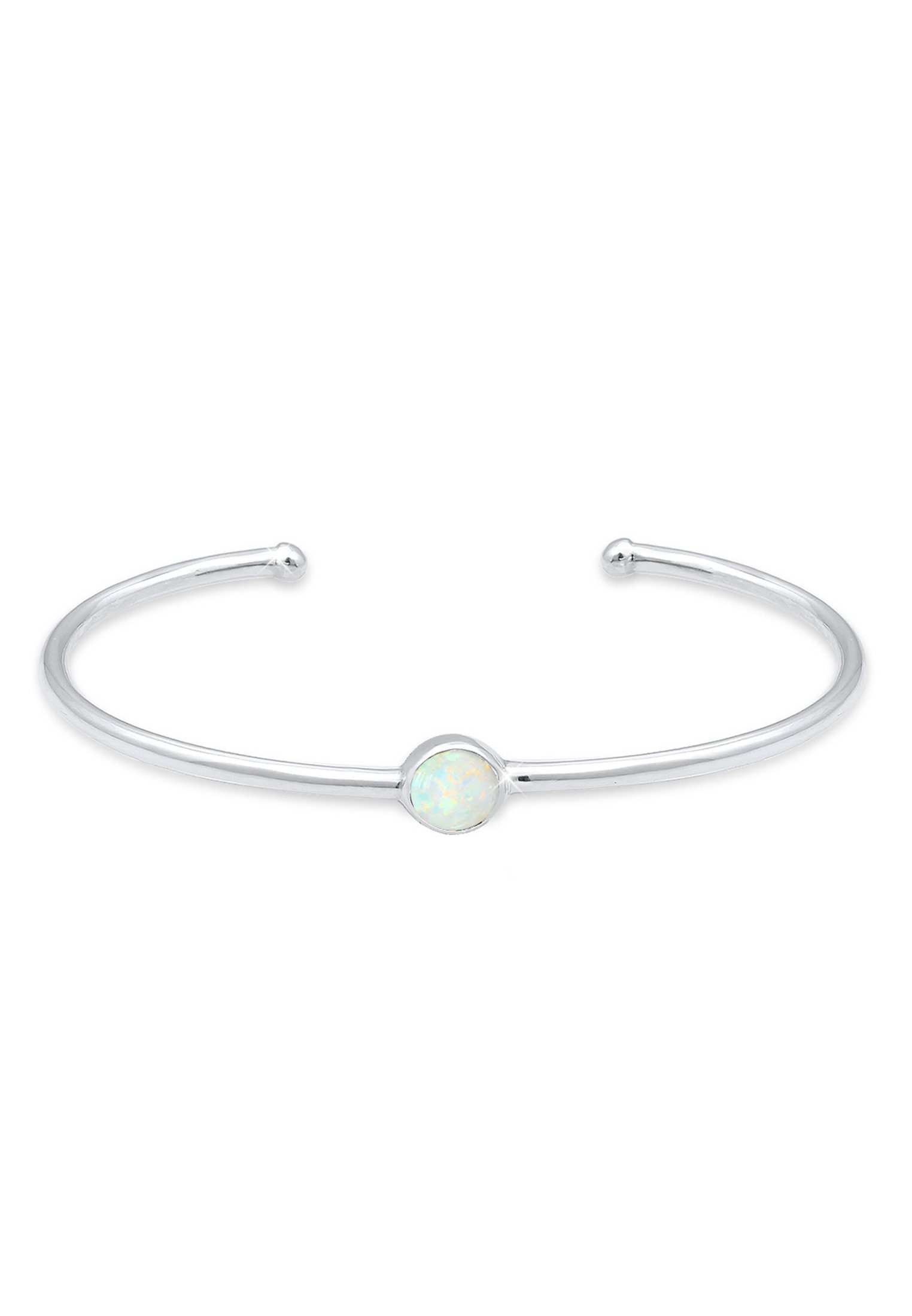 Armreif Silber Trend Armreif 925 Elli Opal Bangle Synthetischer