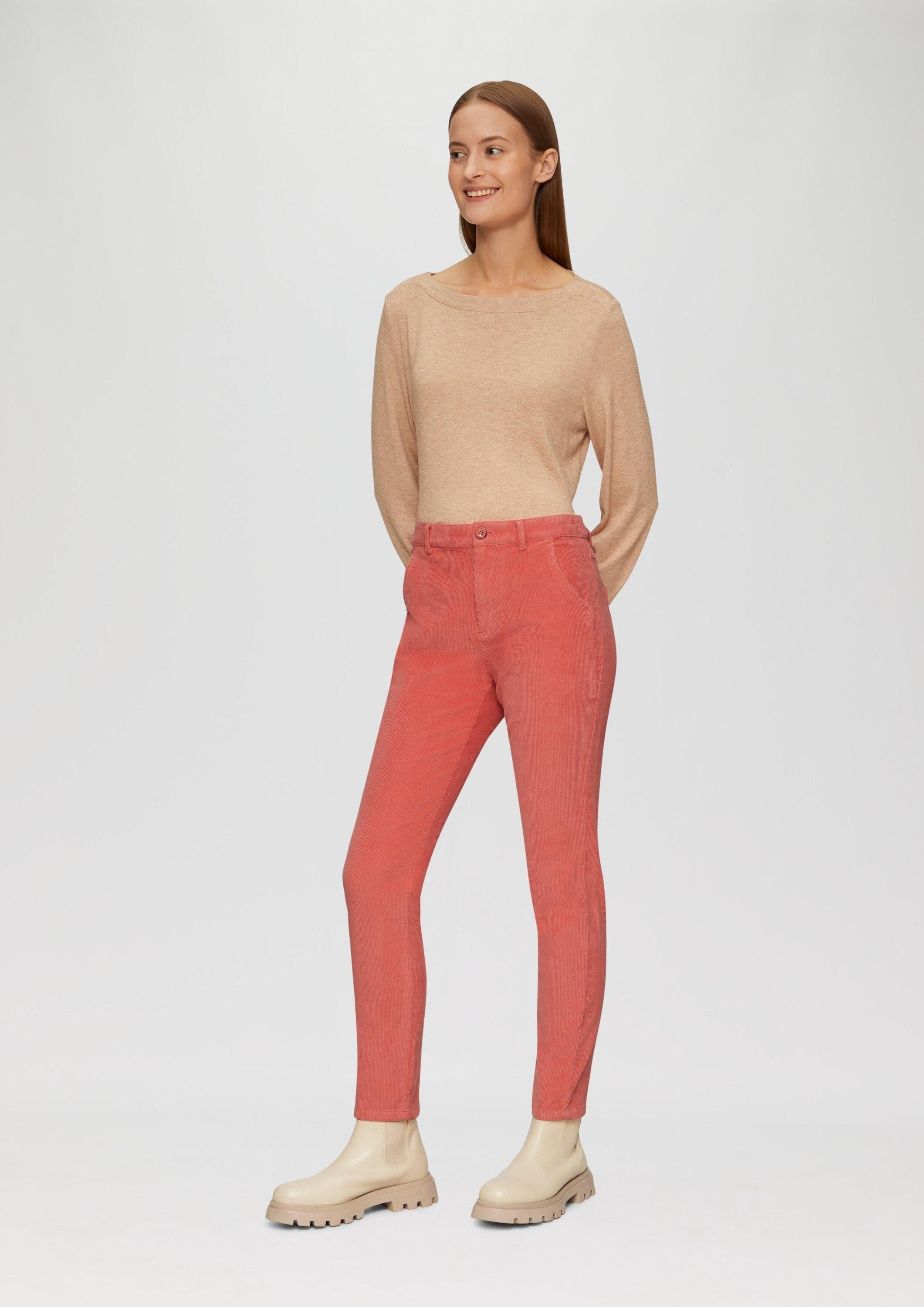 s.Oliver Chinos Hose Cordhose im Slim Fit günstig online kaufen