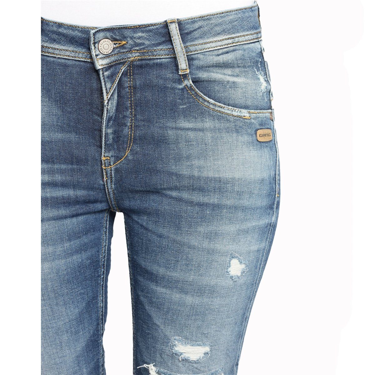 (1-tlg) AMELIE Cut-Outs, Detail Skinny-fit-Jeans Weiteres GANG