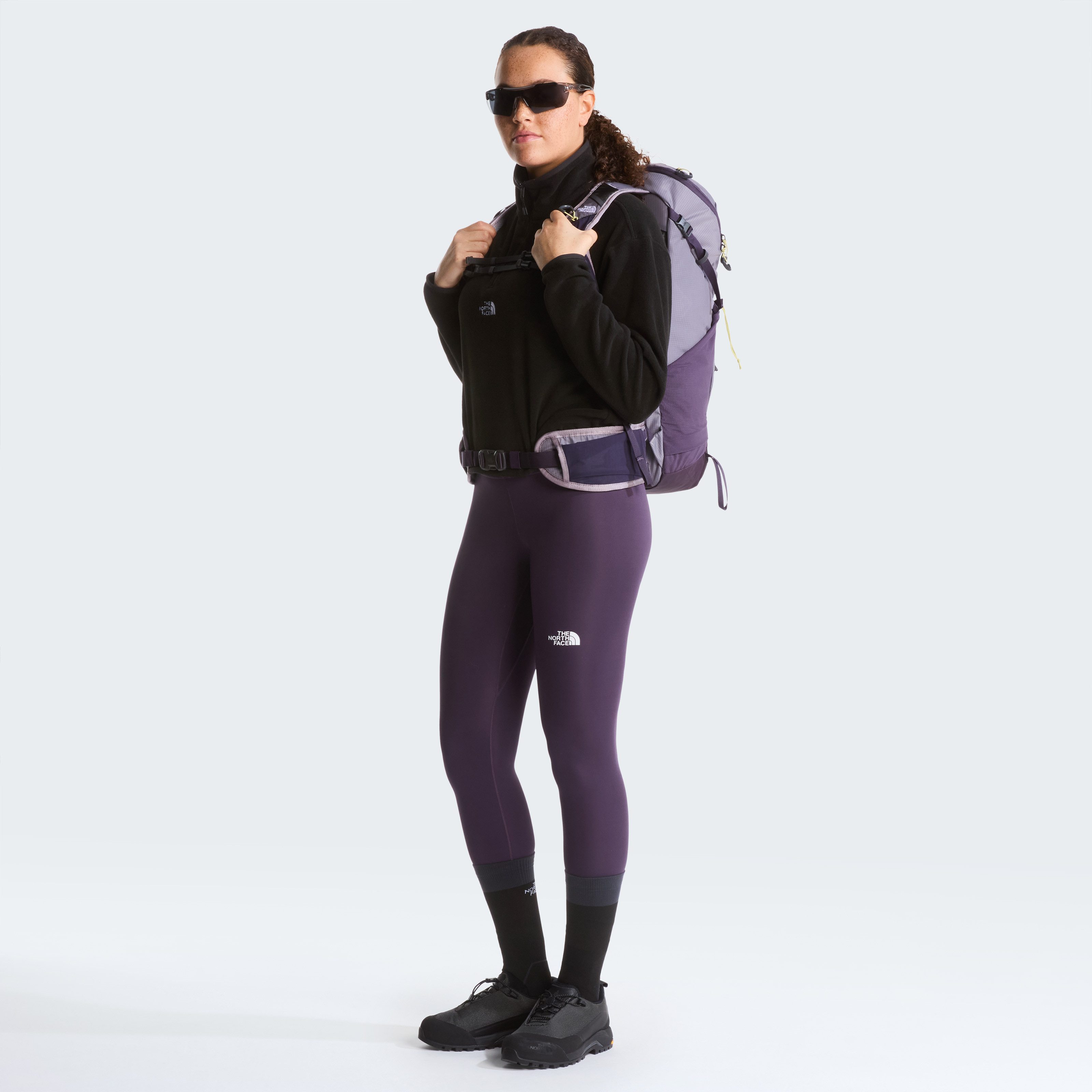 The North Face Fleeceshirt W NOVELTY LOGO GLACIER 1/4 ZIP sportlicher Stil, wasserabweisend, windabweisend, atmungsaktiv – Bild 3 von 5