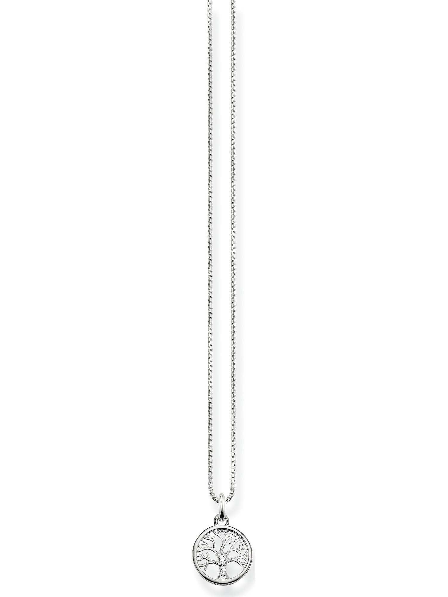 THOMAS SABO Silberkette Thomas Sabo Damen-Kette 925er Silber Zirkonia